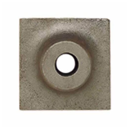 Milwaukee® 48-62-4050 Square Tamper Plate, For Use With 48-62-4060 Tamper Shank, 6 in W Head, 6 in OAL, 1-1/8 in Collared Hex Shank with Notch
